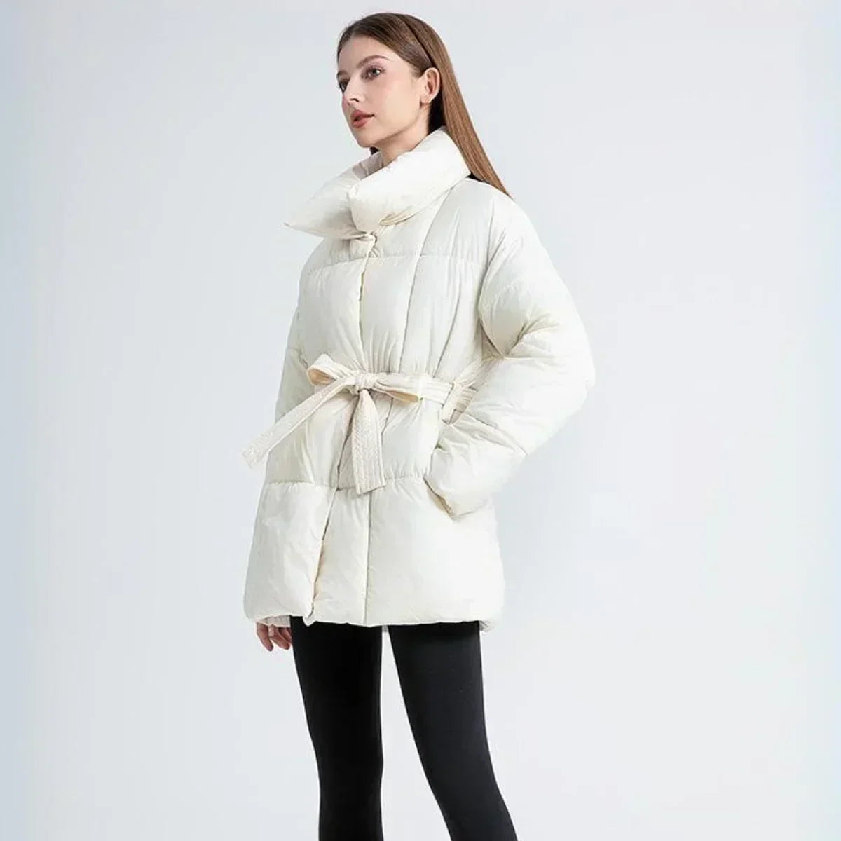Vivienne Bow Coat™ – Women's Winter Coat with Tie Closure | Becker's Amsterdam