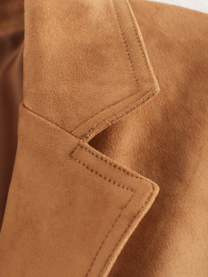 Elodie Kamelblazer – Eleganter Damenblazer in warmem Kamelton | Stilvoll &amp; Vielseitig