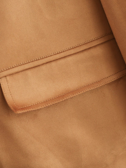 Elodie Kamelblazer – Eleganter Damenblazer in warmem Kamelton | Stilvoll &amp; Vielseitig