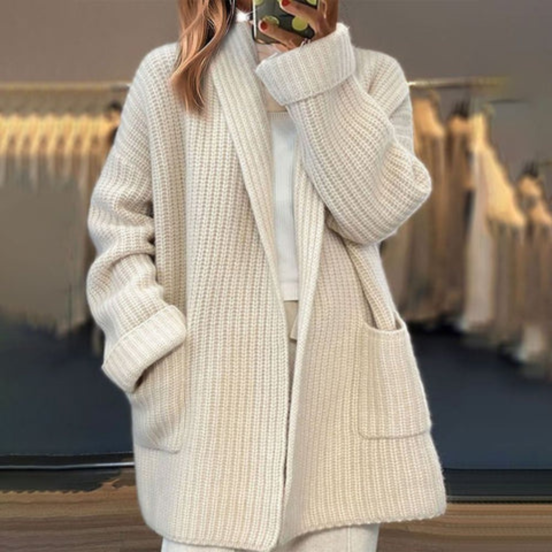 Maille surdimensionnée Celisse – Cardigan en maille douce | Becker's Amsterdam