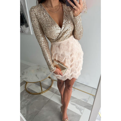 Lumina Mini Dress™ – Sequins, Fringes &amp; Party Vibes | Becker's Amsterdam