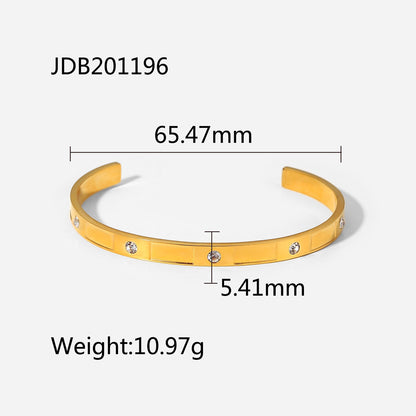 Beckers Amsterdam™ - Ohrid Guld Färgad Armband Av Rostfritt Stål