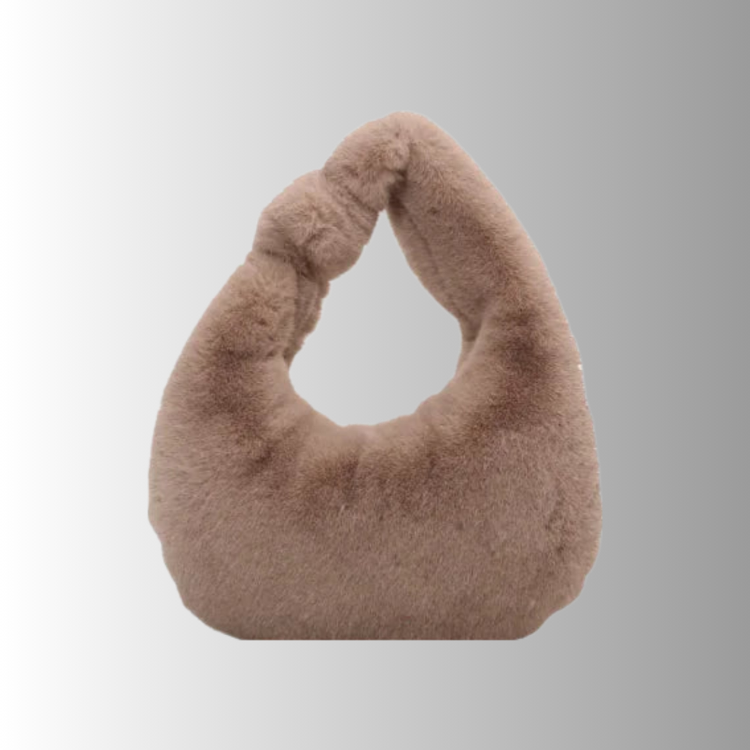 Becker's Amsterdam™- Pluche Khaki Schoudertas - Plush Shoulder Tote Bag
