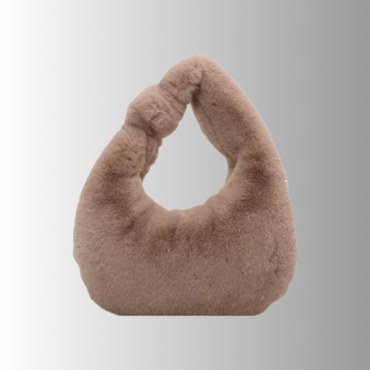 Becker's Amsterdam™- Plysj Khaki Skulderveske - Plysj Skulder Tote Bag