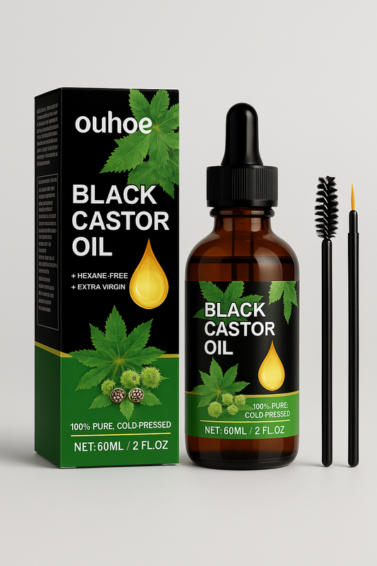 OUHOE ™ K-Beauty Castor oil Nourishing hair serum for hair roots