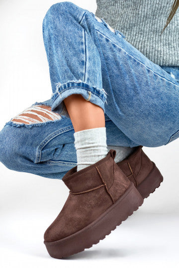 Urban Edge Ankle Boots™ – Chestnut Brown Ankle Boots Women | Becker's Amsterdam