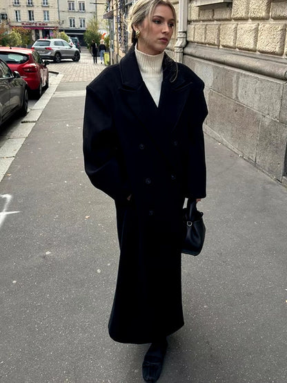 Valentina Oversized Coat™ – Luxury Double-Breasted Coat with Oversized Cut | Becker's Amsterdam