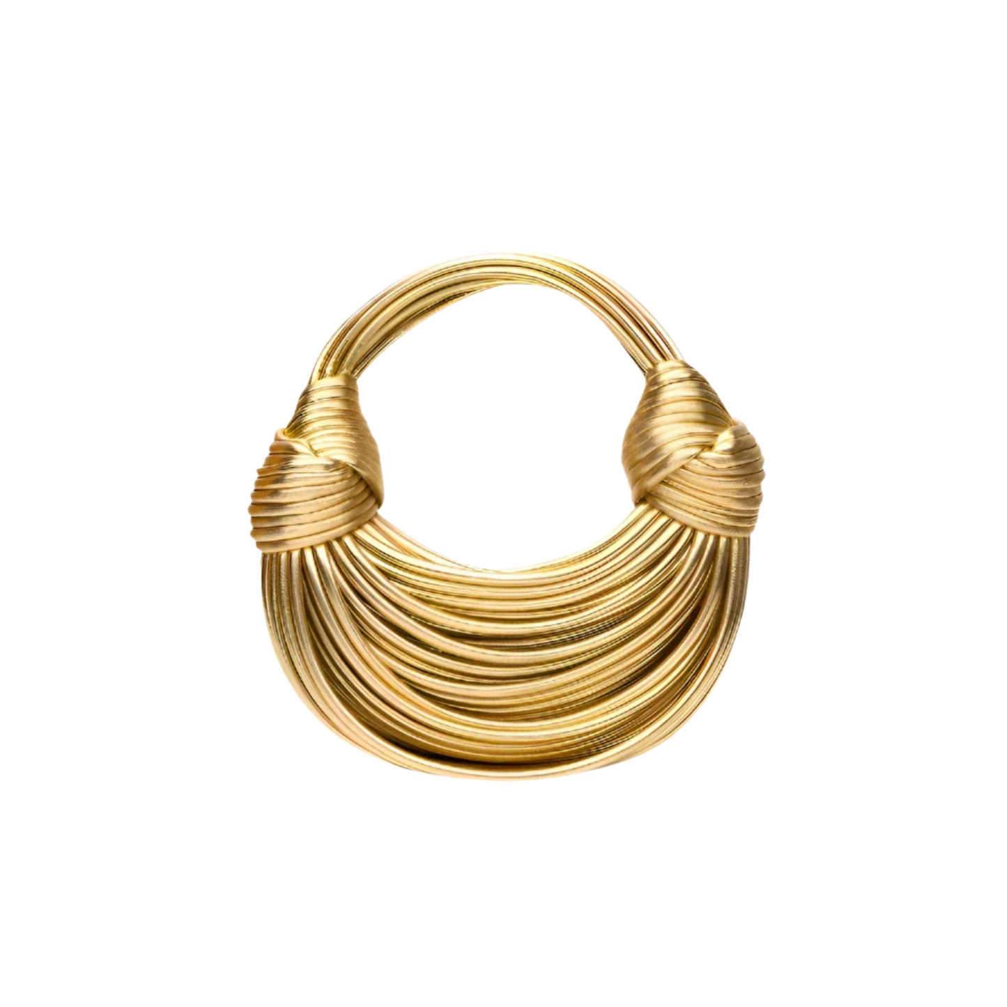 Carmedina Abendtasche – Skulpturale Metallic-Handtasche für Damen im Abend- und Resort-Stil