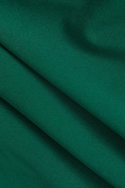 Valeria One-Shoulder Bodycon Jurk – Elegante Groene Ruches | Becker's Amsterdam