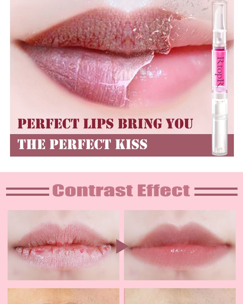 RtopR™ Korean Cherry Blossom Lip Serum for Hydration and Shine