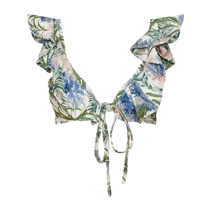 Becker's Amsterdam™ - Otranto Driedelad Bladtryck Bikini Set Med Kjol