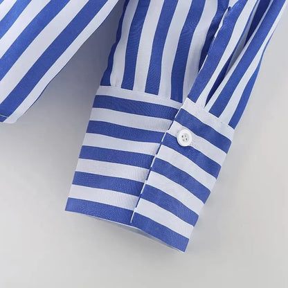 Women's Verona Striped Blouse – Stylish &amp; Comfortable | Becker's Amsterdam
