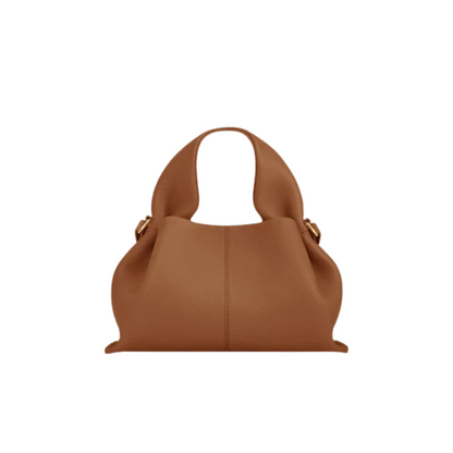 Inara™ Handtasche – Skulpturale Tasche aus veganem Leder mit goldenen Akzenten | Becker's Amsterdam™