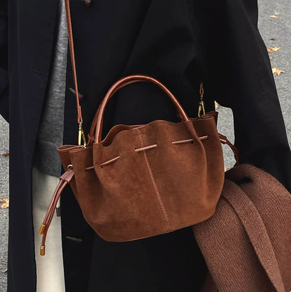 Becker's Amsterdam™- Bruine Crossbodytas Met Lus Van Touw