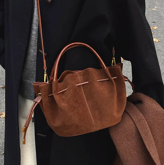 Becker's Amsterdam™ - Brun crossbody-veske med tauløkke