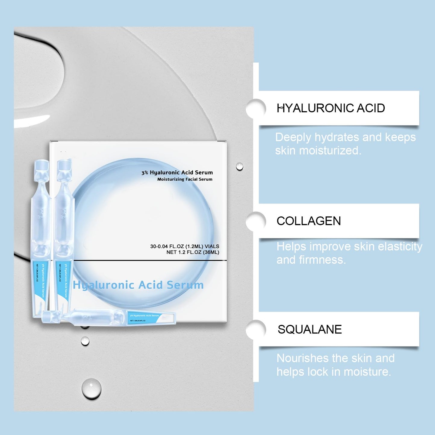 Hoygi™ - HydraGlow Hyaluronic Acid Hydrating Serum