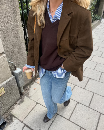Suede Vogue Blazer™ – Luxury Suede Blazer Women | Becker's Amsterdam