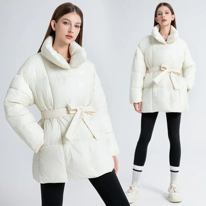 Vivienne Bow Coat™ – Women's Winter Coat with Tie Closure | Becker's Amsterdam