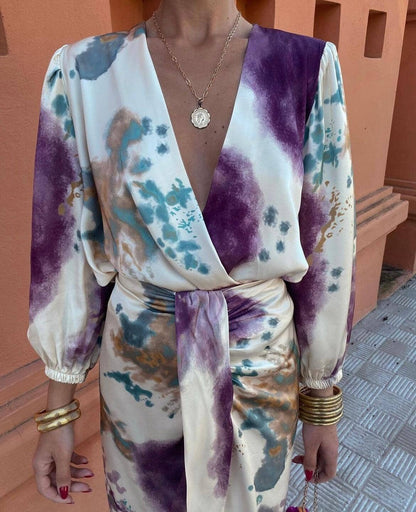 Set maxi Cici Tie Dye – Eleganza in due pezzi e look estivo alla moda | L'Amsterdam di Becker