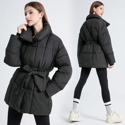 Vivienne Bow Coat™ – Women's Winter Coat with Tie Closure | Becker's Amsterdam