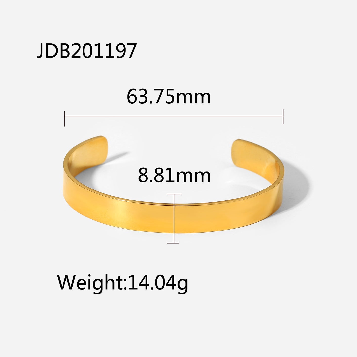 Beckers Amsterdam™ - Ohrid Guld Färgad Armband Av Rostfritt Stål