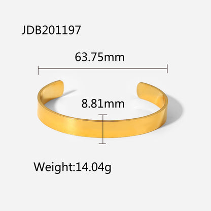 Beckers Amsterdam™ - Ohrid Guld Färgad Armband Av Rostfritt Stål
