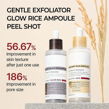 Peel Shot Glow Rice Peeling Ampoule Exfoliator Serum