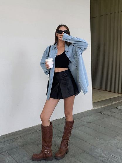 Virella Oversized Jeansblouse – Comfort & Stijl | Becker's Amsterdam