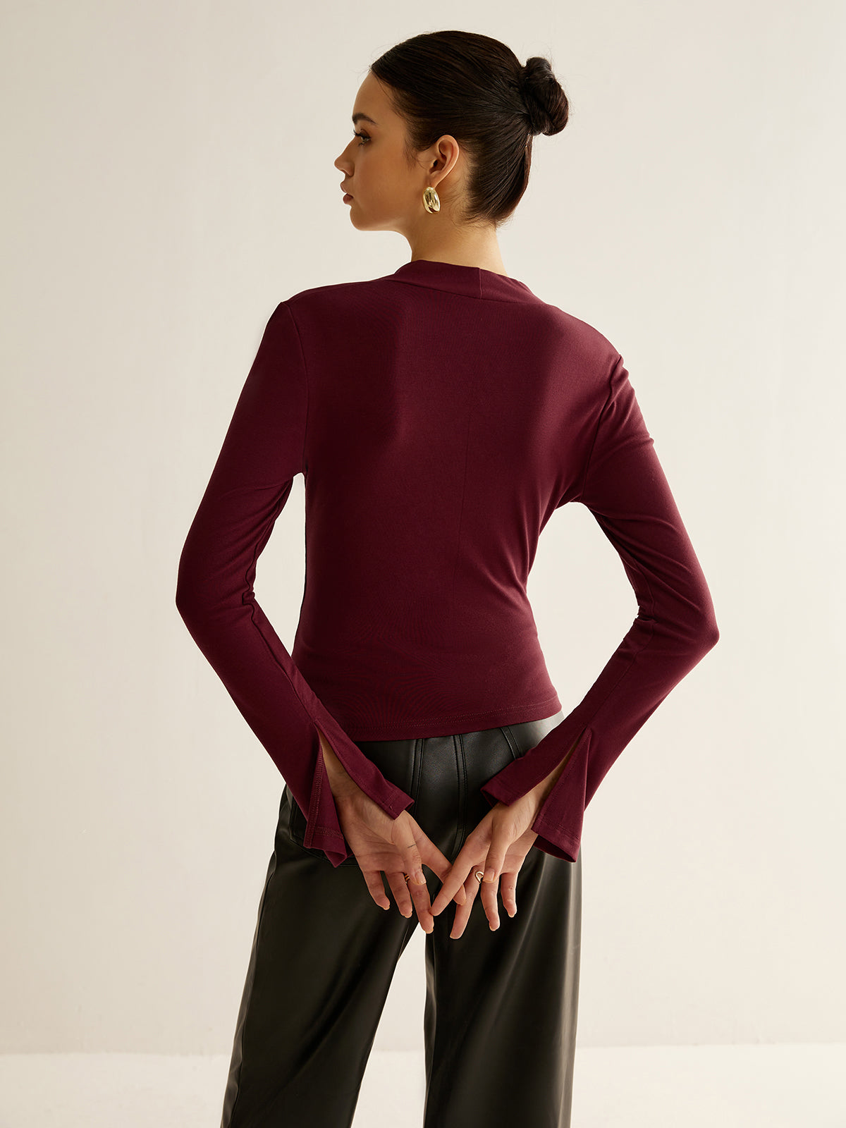 Γυναικείο τοπ Elmira V Neck - Κομψή Comfort Fit | Becker's Amsterdam