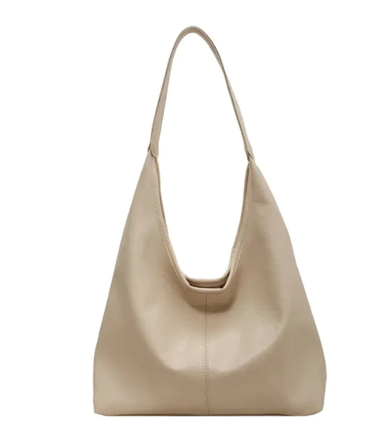 Schoudertas Beige Retro Chic