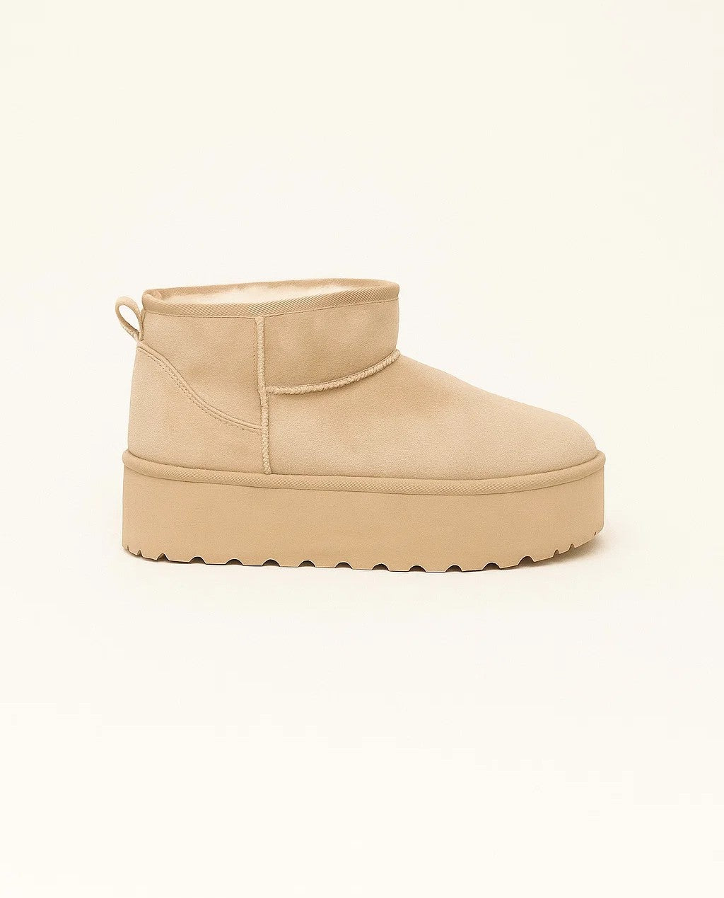 Beige ankle boots dames – Sandrine Suede Boots™ urban chic