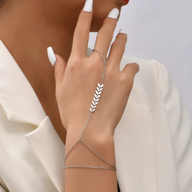 Emily Goldfarbenes Armband mit Ring – verstellbarer Verschluss | Beckers Amsterdam