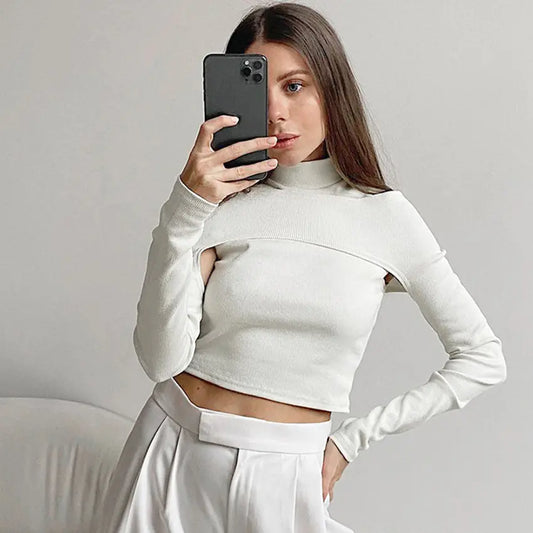 Becker's Amsterdam ™ - Camicia da donna bianca alla moda Zwolle con maniche lunghe