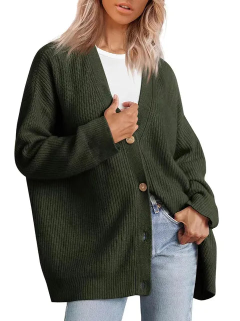 Serenne Woolblend Cardigan – Preveliki pleteni kardigan | Beckerov Amsterdam