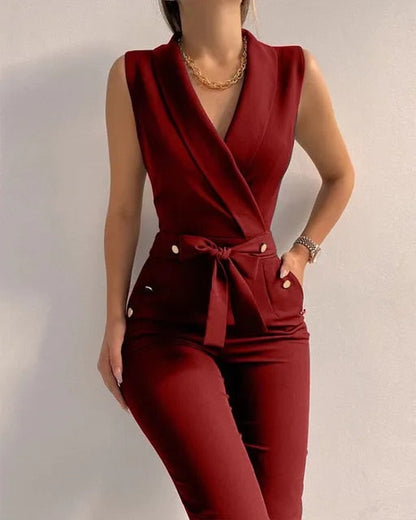 Lera Jumpsuit uden ærmer – tidløs elegance og behagelig pasform | Beckers Amsterdam