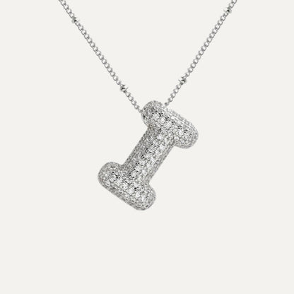 Stella Initial Spark Necklace - Letter hanger with sparkling stones | Becker’s Amsterdam