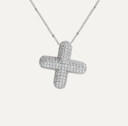 Stella Initial Spark Necklace - Letter hanger with sparkling stones | Becker’s Amsterdam