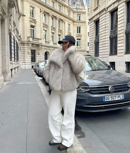 Winter Whisper Coat™ – Luxury Faux Fur Winter Coat for Women | Becker's Amsterdam
