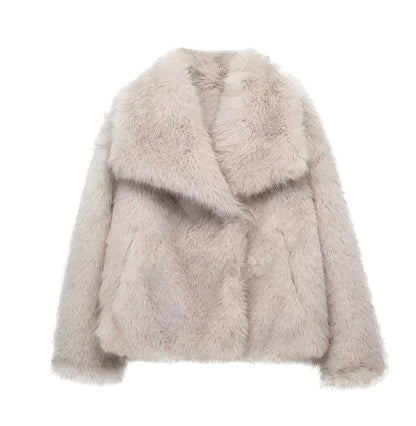Winter Whisper Coat™ – Luxury Faux Fur Winter Coat for Women | Becker's Amsterdam