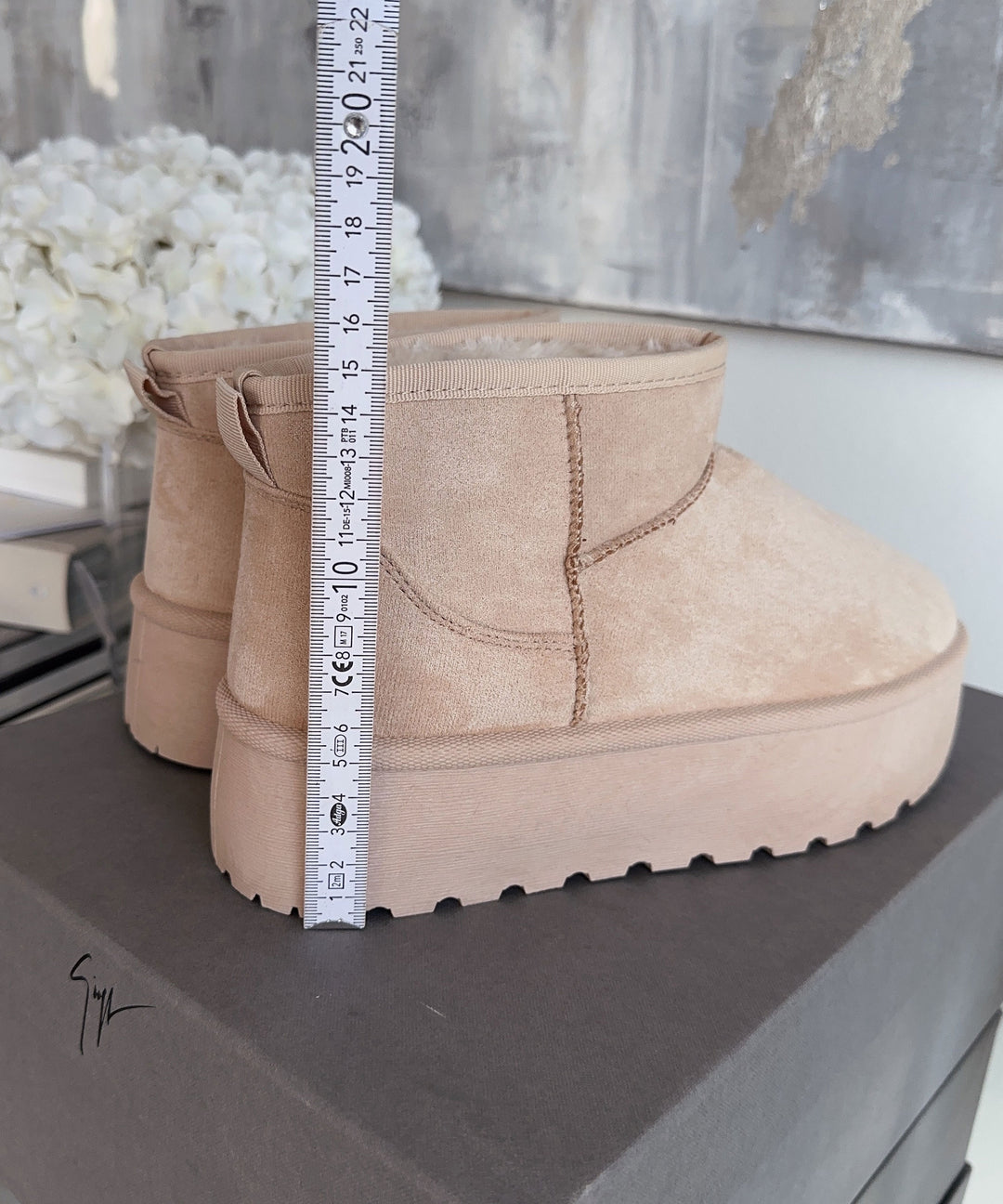 Sandrine Suede Boots™ – Beige Suede-Look Ankle Boots for Women | Becker's Amsterdam