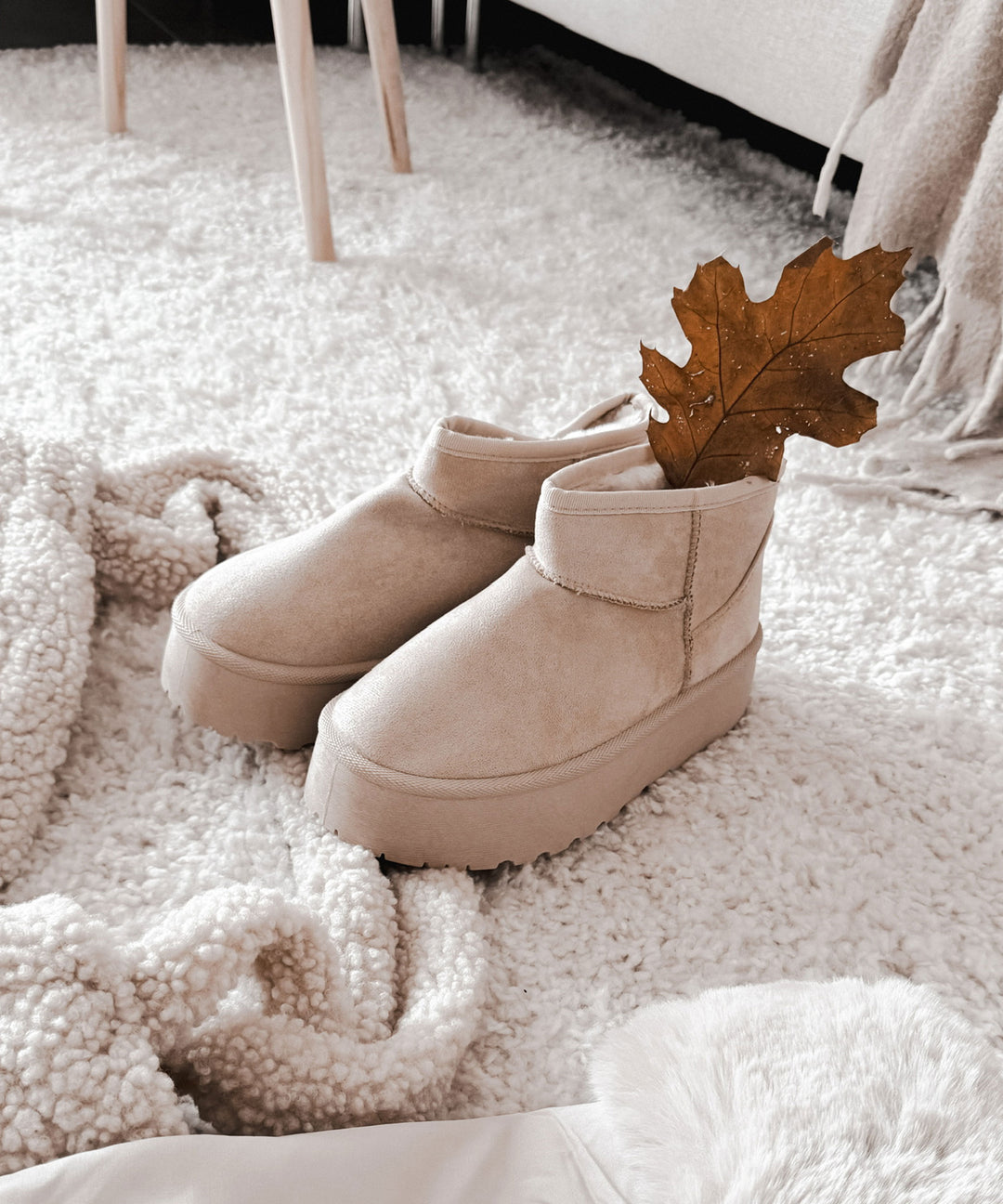 Sandrine Suede Boots™ – Beige Suede-Look Ankle Boots for Women | Becker's Amsterdam