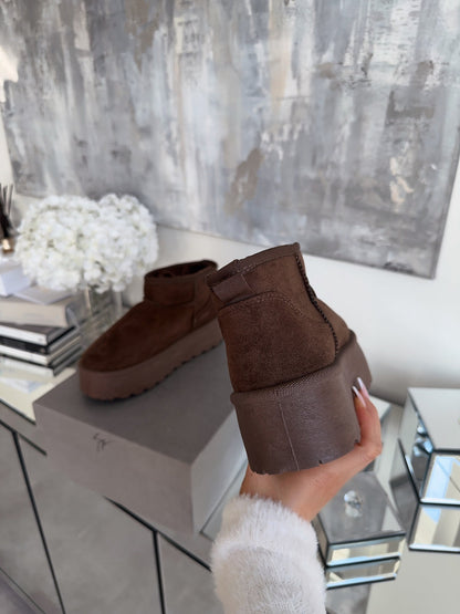 Urban Edge Ankle Boots™ – Chestnut Brown Ankle Boots Women | Becker's Amsterdam