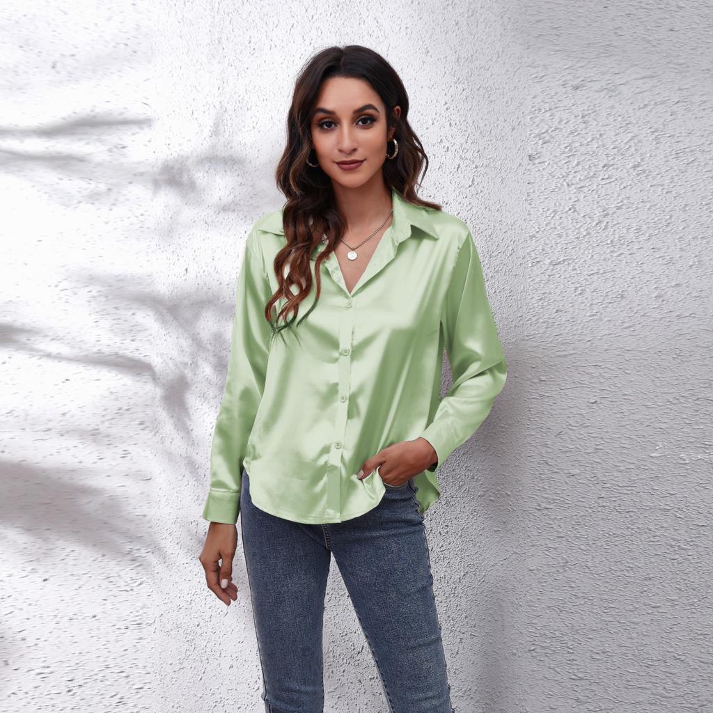 Selin sateng bluse | Damebluse – sateng, elegant og tidløs