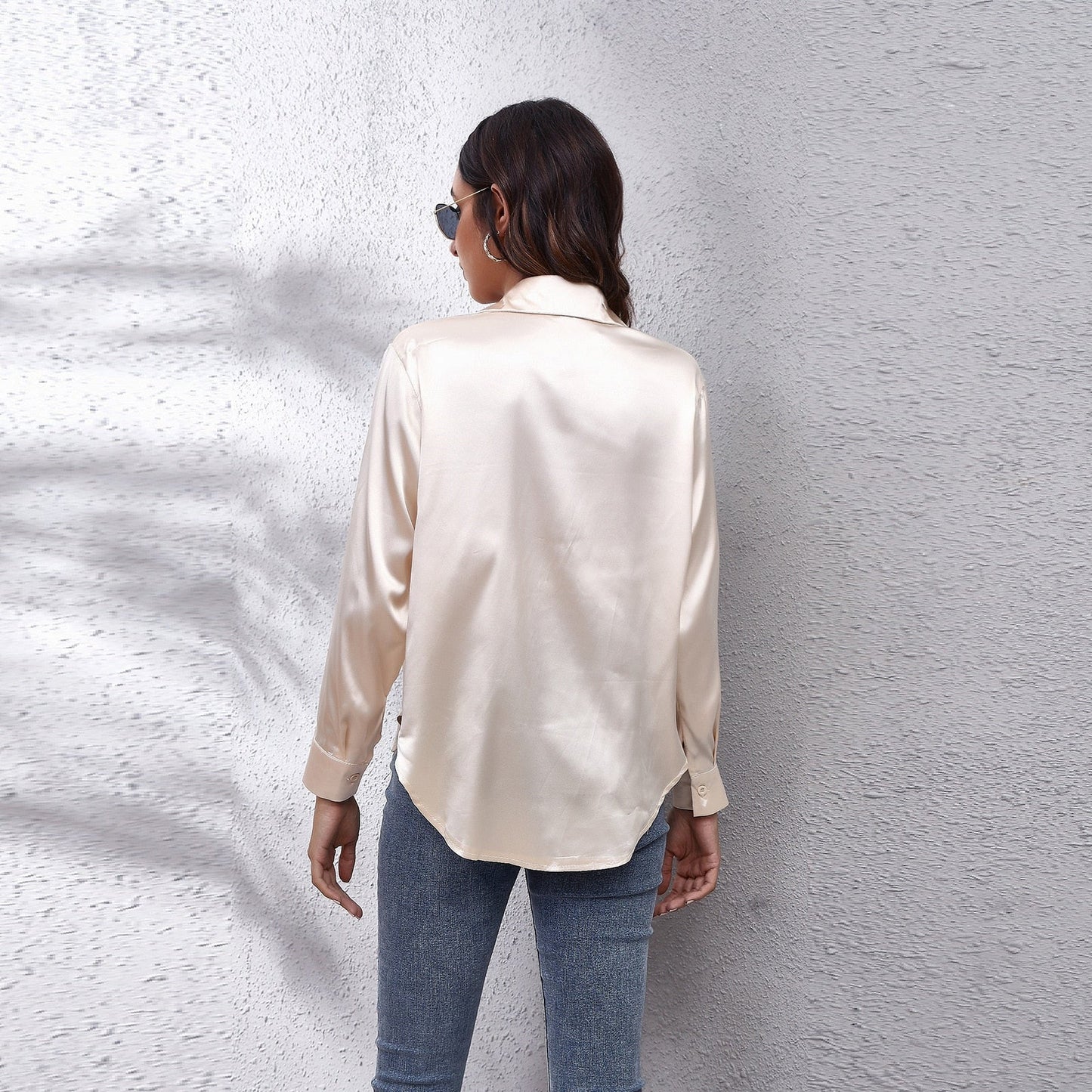 Selin sateng bluse | Damebluse – sateng, elegant og tidløs
