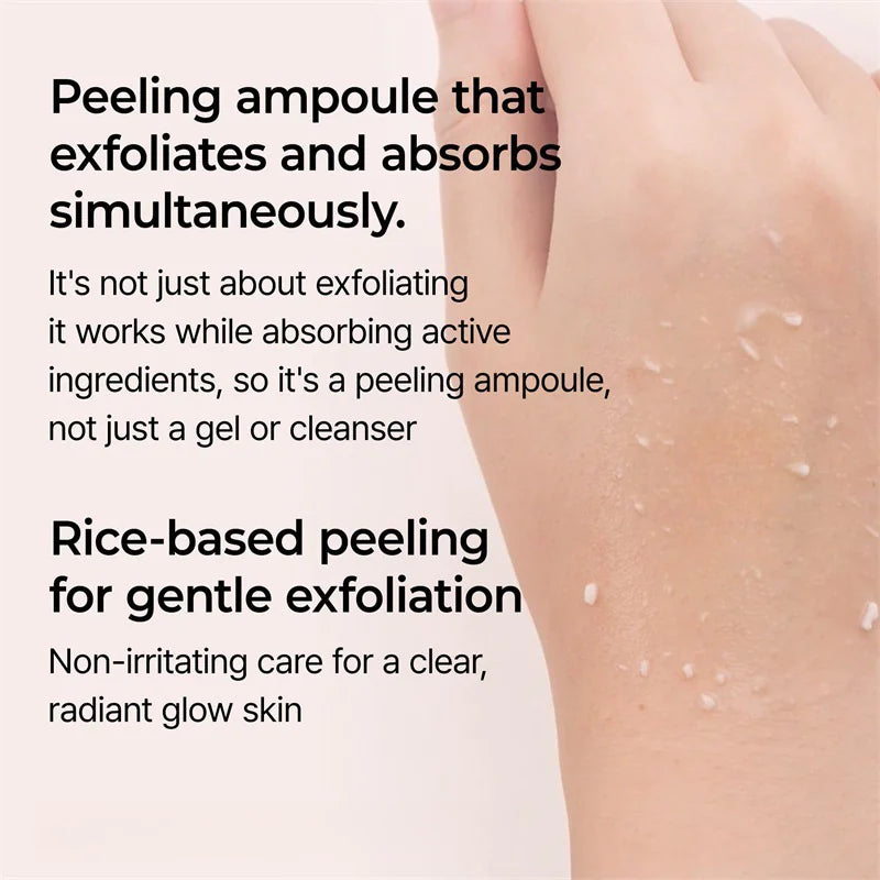 Peel Shot Glow Rice Peeling Ampoule Exfoliator Serum