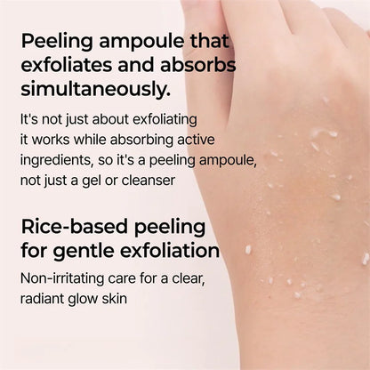 Peel Shot Glow Rice Peeling Ampoule Exfoliator Serum
