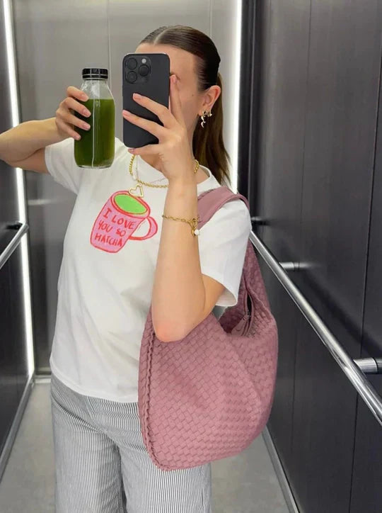 Estée Pink Shoulder Bag™ – Pink Shoulder Bag with Feminine Flair