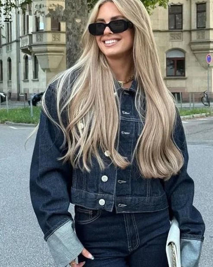 Bella Denim Co -ord -Trucker rilassato Jack & High -Waist Wide -Leg jeans | Becker Amsterdam