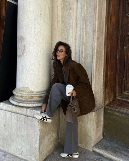 Suede Vogue Blazer™ – Luxury Suede Blazer Women | Becker's Amsterdam