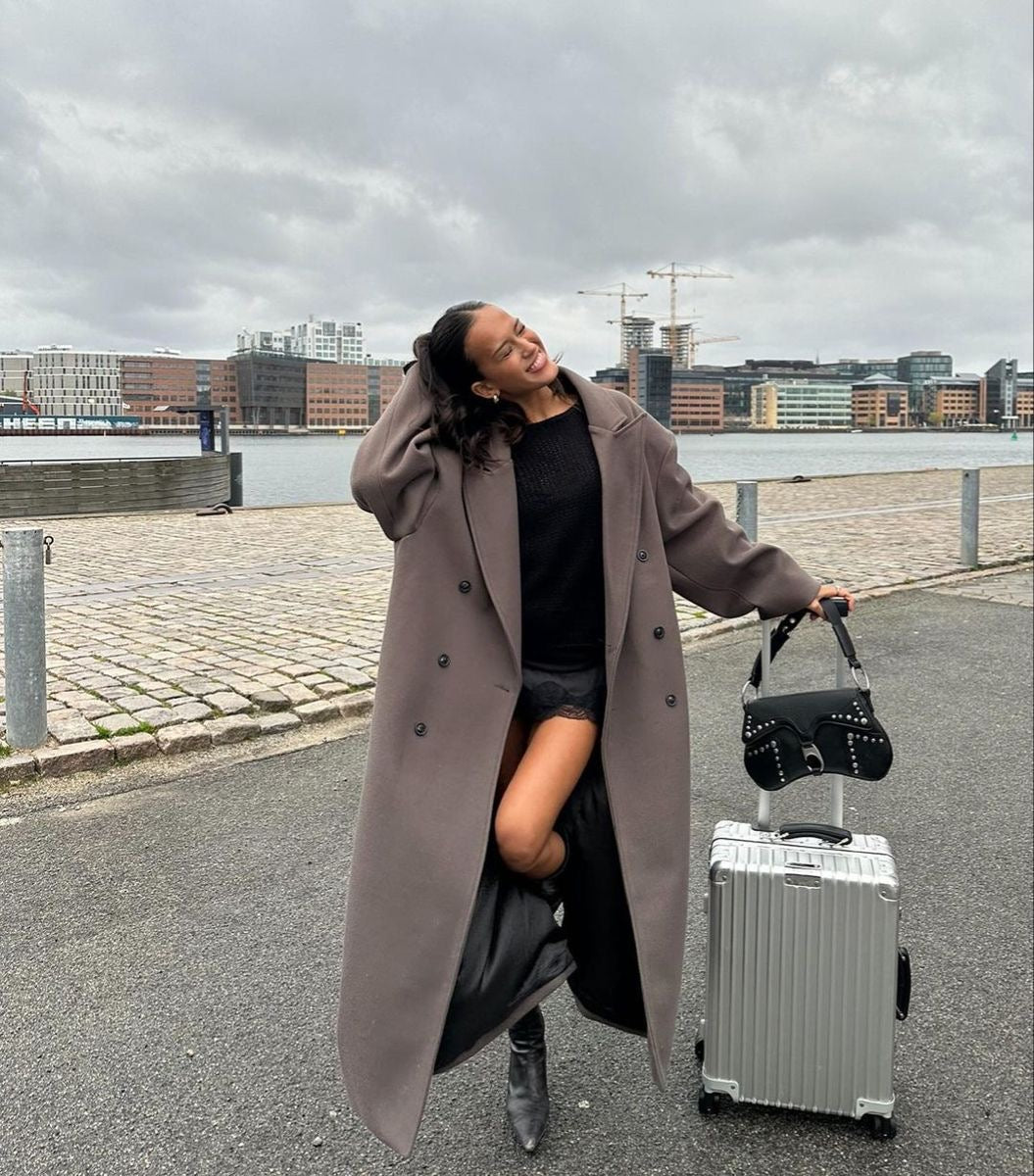 Valentina Oversized Coat™ – Luxury Double-Breasted Coat with Oversized Cut | Becker's Amsterdam